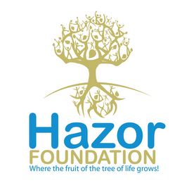 HAZOR FOUNDATION WHERE THE FRUIT OF THE TREE OF LIFE GROWS. logo