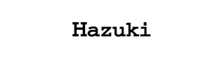 HAZUKI logo