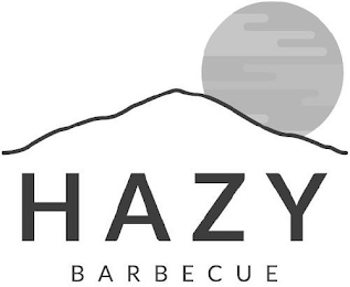 HAZY BARBECUE logo