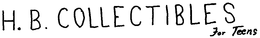 H.B. COLLECTIBLES FOR TEENS logo