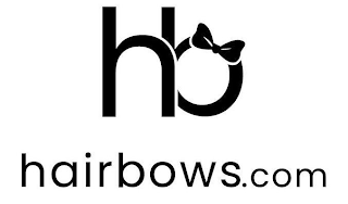 HB HAIRBOWS.COM logo