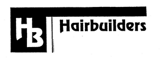 HB HAIRBUILDERS logo