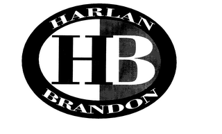 HB HARLAN BRANDON logo