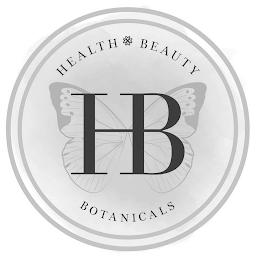 HB HEALTH BEAUTY BOTANICALS logo