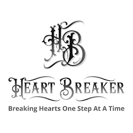 HB HEART BREAKER BREAKING HEARTS ONE STEP AT A TIME logo
