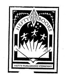 HB HEFTY BOOKS HEFTY PUBLISHING COMPANY logo