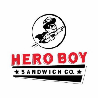 HB HERO BOY SANDWICH CO. logo