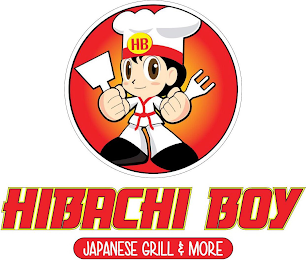 HB HIBACHI BOY JAPANESE GRILL & MORE logo
