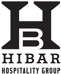 HB HIBAR HOSPITALITY GROUP logo