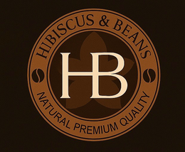 HB HIBISCUS & BEANS NATURAL PREMIUM QUALITY logo