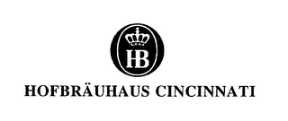 HB HOFBRAUHAUS CINCINNATI logo