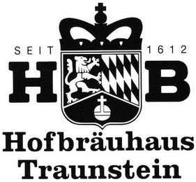 HB HOFBRÄUHAUS TRAUNSTEIN SEIT 1612 logo