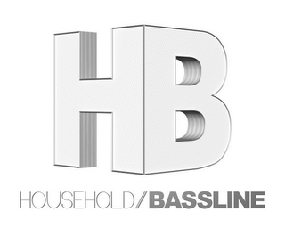 HB HOUSEHOLD//BASSLINE logo