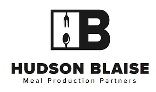 HB HUDSON BLAISE MEAL PRODUCTION PARTNERS logo