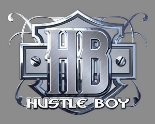 HB HUSTLE BOY logo