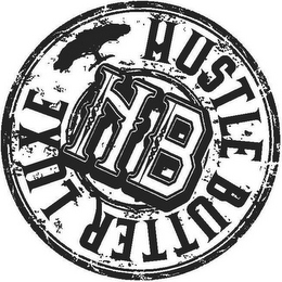 HB HUSTLE BUTTER LUXE logo