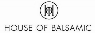 HBB HOUSE OF BALSAMIC logo