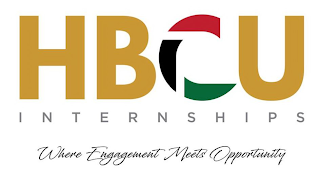 HBCU INTERNSHIPS WHERE ENGAGEMENT MEETS OPPORTUNITY logo