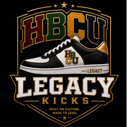 HBCU LEGACY KICKS BUILT ON CULTURE. MADE TO LEAD. logo