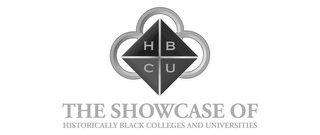 HBCU THE SHOWCASE OF HISTORICALLY BLACK COLLEGES AND UNIVERSITIES logo