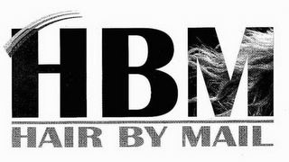 HBM HAIR BY MAIL logo