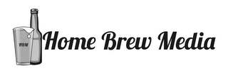 HBM HOME BREW MEDIA logo