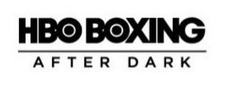 HBO BOXING AFTER DARK logo