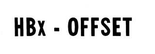 HBX-OFFSET logo