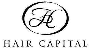 HC HAIR CAPITAL logo