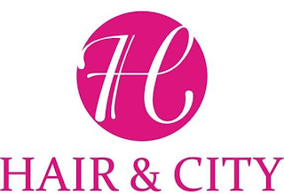 HC HAIR & CITY logo
