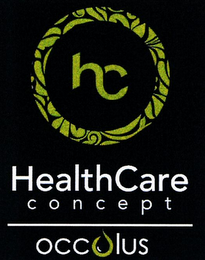 HC HEALTHCARE CONCEPT OCCULUS logo