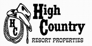 HC HIGH COUNTRY RESORT PROPERTIES logo