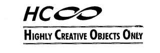 HC HIGHLY CREATIVE OBJECTS ONLY logo