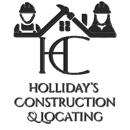 HC HOLLIDAY'S CONSTRUCTION & LOCATING logo
