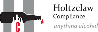 HC HOLTZCLAW COMPLIANCE ANYTHING ALCOHOL logo