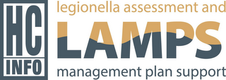 HC INFO LEGIONELLA ASSESSMENT AND MANAGEMENT PLAN SUPPORT LAMPS logo