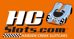 HC SLOTS.COM HARDEN CREEK SLOTCARS 20 20 logo