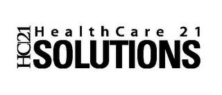 HC21 HEALTHCARE 21 SOLUTIONS logo