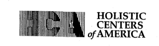 HCA HOLISTIC CENTERS OF AMERICA logo