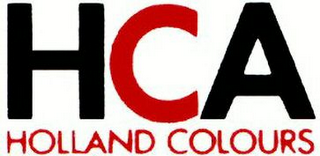 HCA HOLLAND COLOURS logo