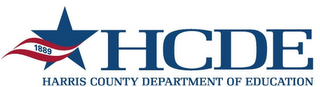 HCDE 1889 HARRIS COUNTY DEPARTMENT OF EDUCATION logo