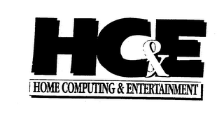 HC&E HOME COMPUTING & ENTERTAINMENT logo