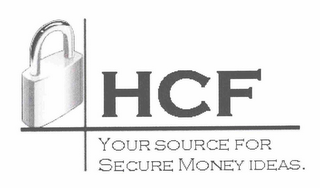 HCF YOUR SOURCE FOR SECURE MONEY IDEAS. logo