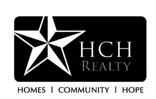 HCH REALTY HOMES COMMUNITY HOPE logo