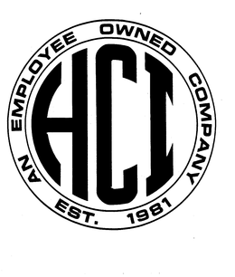 HCI AN EMPLOYEE OWNED COMPANY EST.1981 logo