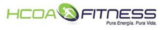 HCOA FITNESS PURA ENERGIA. PURA VIDA. logo