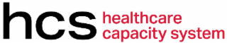 HCS HEALTHCARE CAPACITY SYSTEM logo