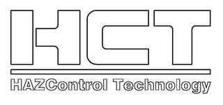 HCT HAZCONTROL TECHNOLOGY logo