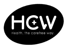 HC+W HEALTH, THE CAREFREE WAY. logo
