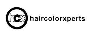HCX HAIRCOLORXPERTS logo